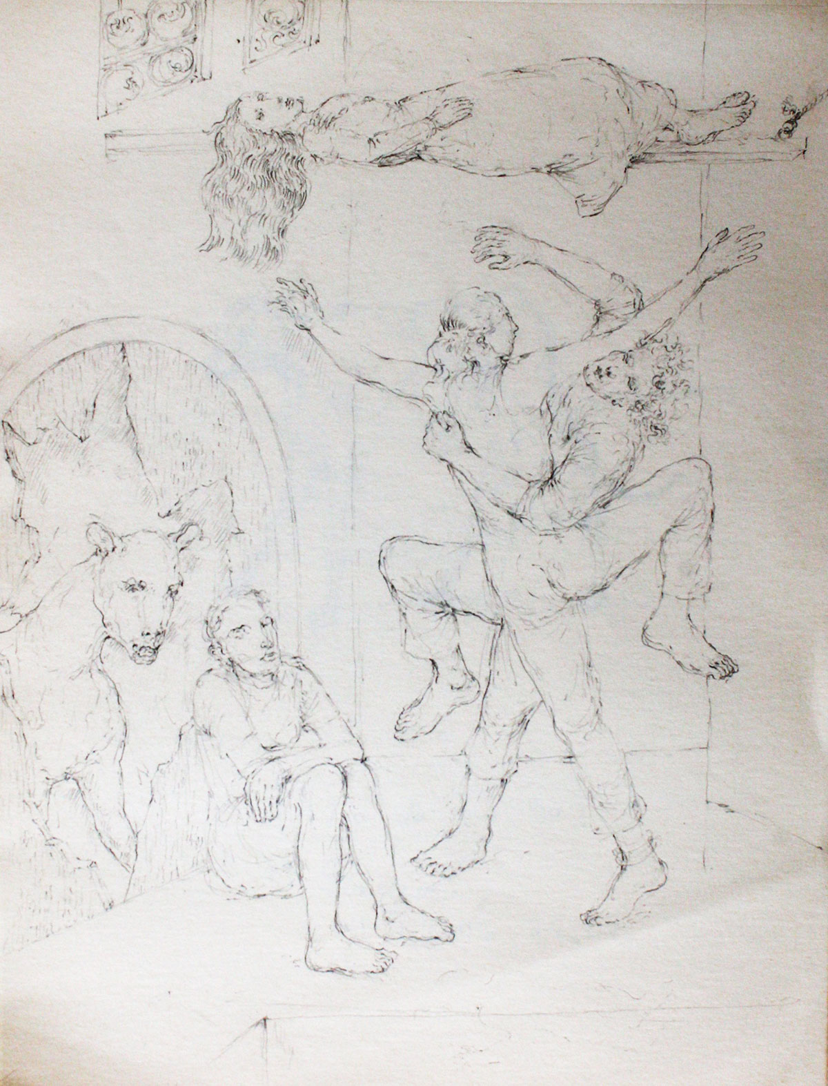 Danse, 2015, mine de plomb, 30 x 21 cm